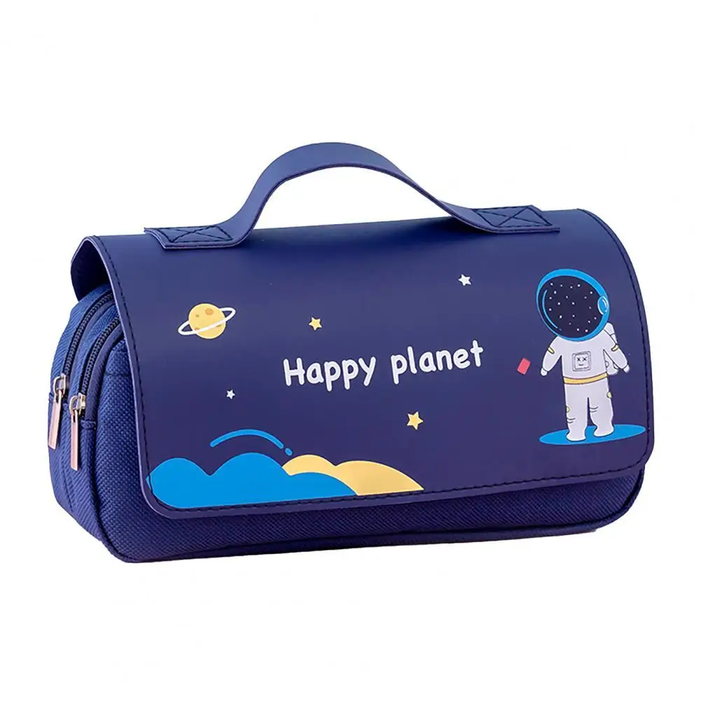 Pencil Case Large Capacity Astronaut Print Multi-function 2-Layer Canvas Students Zipper Pencil Cosmetic Bag
Pencil Case Large Capacity Astronaut Print Multi-function 2-Layer Canvas Students Zipper Pencil Cosmetic Bag