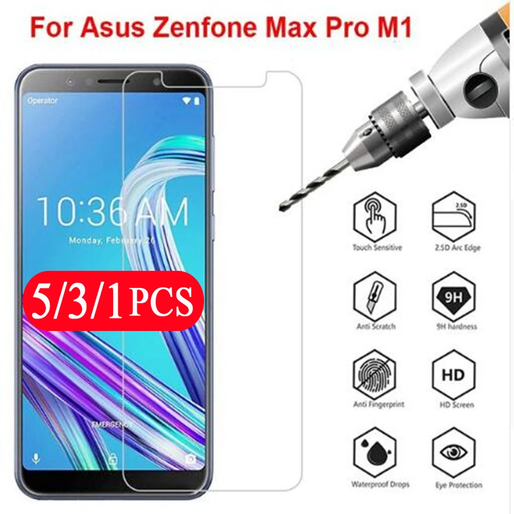5/3/1 шт. закаленное стекло для Asus Zenfone Max Pro M2 ZB631KL M1 ZB601KL ZB602KL защита экрана телефона