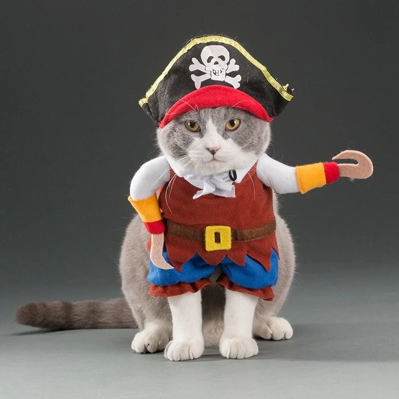 Милая и забавная одежда для домашних животных набор одежды пиратского корабля