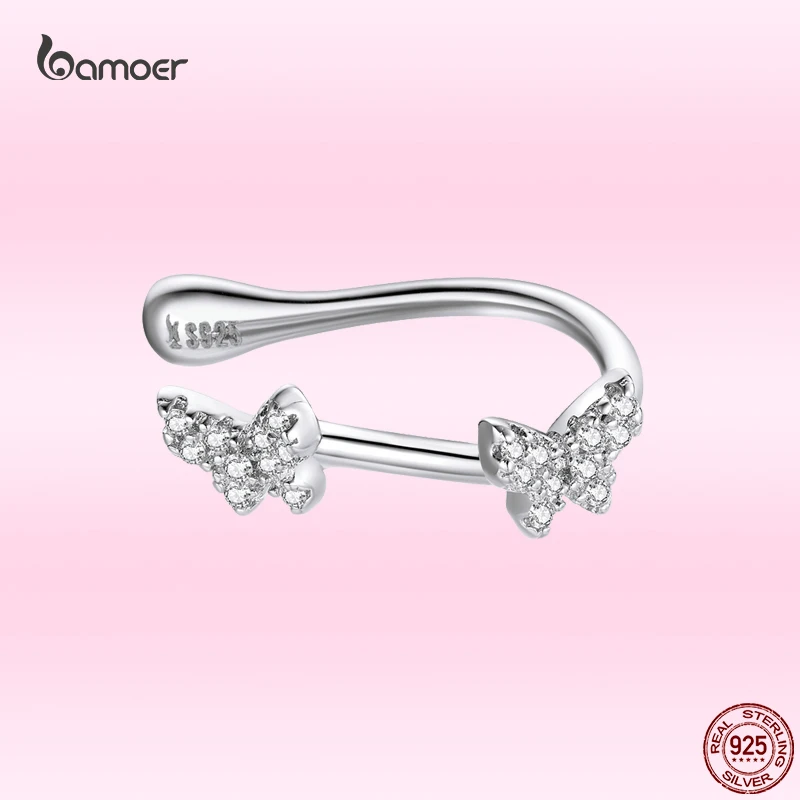 Bamoer Original Exquisite Animal Butterfly Ear Clip for Women 1Pcs 925 Sterling Silver Ear Clip Romantic Wedding Jewelry GXE1202
Bamoer Original Exquisite Animal Butterfly Ear Clip for Women 1Pcs 925 Sterling Silver Ear Clip Romantic Wedding Jewelry GXE1202