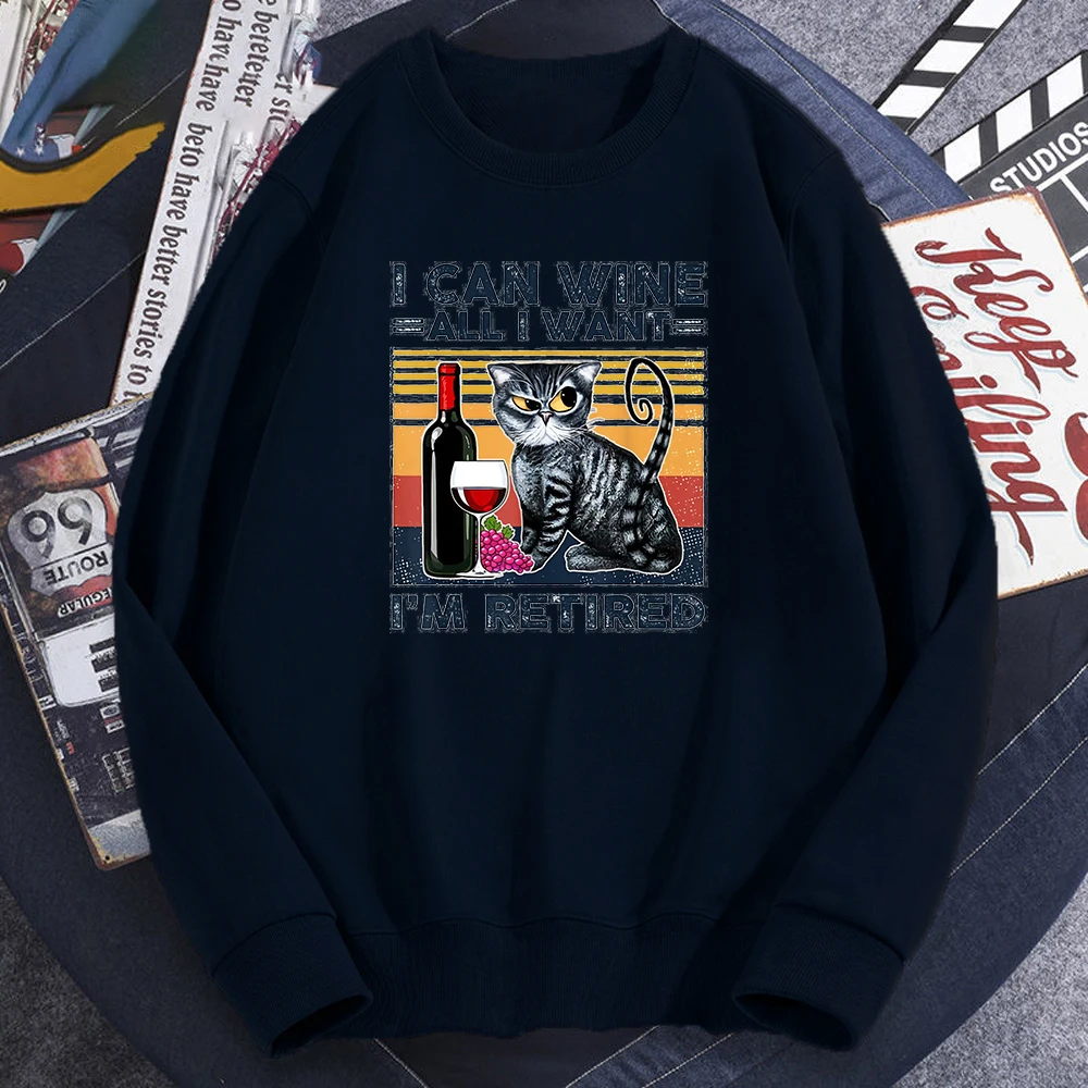 Свитшот с надписью «I Can Wine All I Want», новинка 2021, повседневные толстовки с круглым вырезом, Забавный пуловер с принтом в виде милого кота, в стил...
Свитшот с надписью «I Can Wine All I Want», новинка 2021, повседневные толстовки с круглым вырезом, Забавный пуловер с принтом в виде милого кота, в стил...