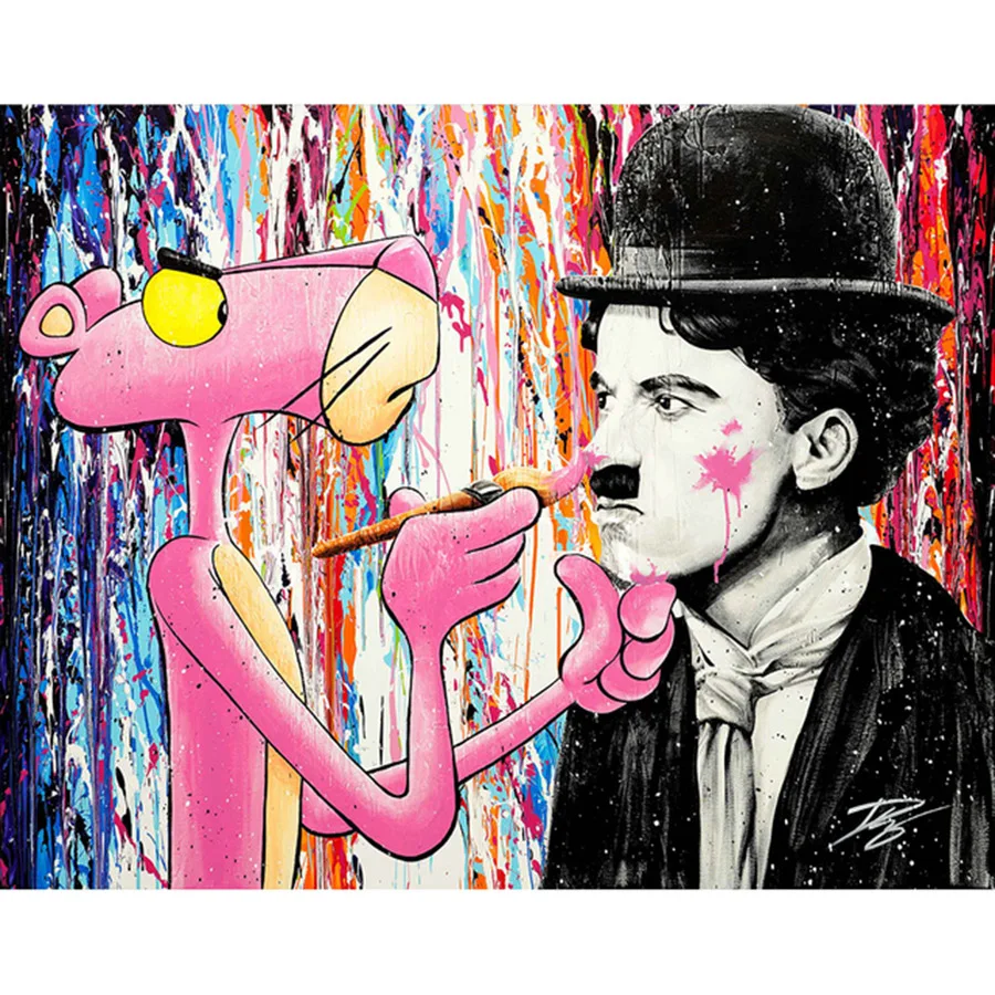 Abstract Pink Leopard Diamond Painting Graffiti Art Pink Panther DIY Full Square Drill Embroidery Cross-Stitch Painting Chaplin
Abstract Pink Leopard Diamond Painting Graffiti Art Pink Panther DIY Full Square Drill Embroidery Cross-Stitch Painting Chaplin