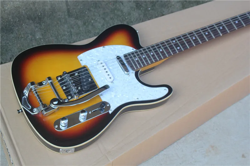 Прямая продажа с завода, электрическая гитара Bigsby с 6 струнами, электрогитара sunburst с тремя пикапами
Прямая продажа с завода, электрическая гитара Bigsby с 6 струнами, электрогитара sunburst с тремя пикапами