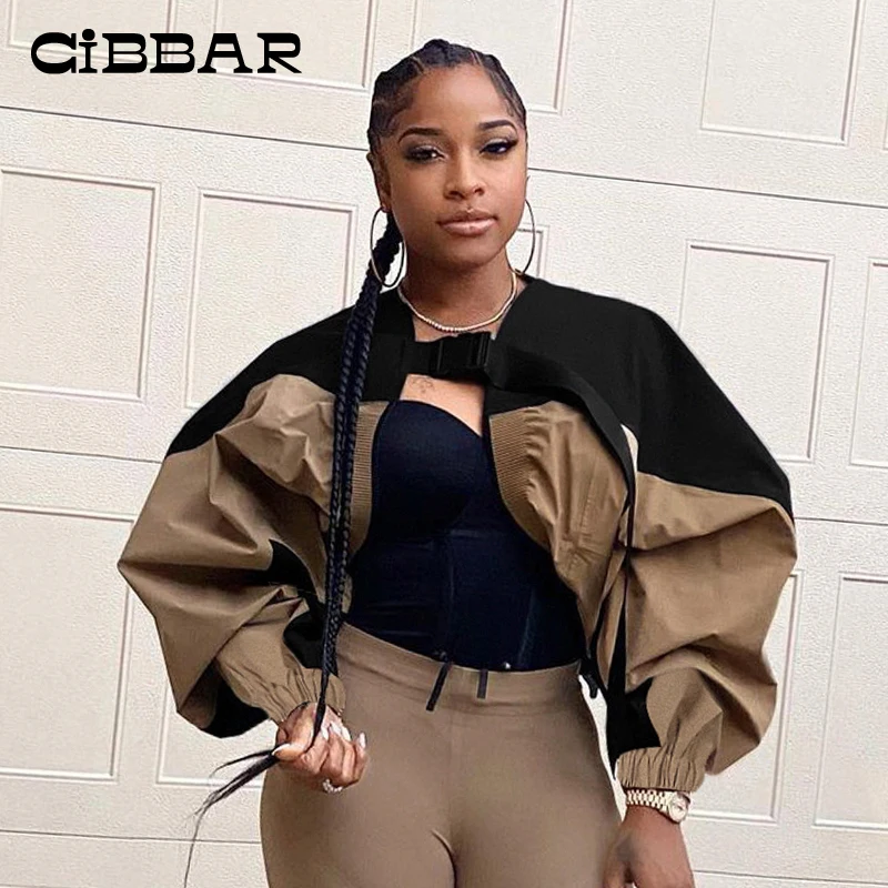 CIBBAR Autumn Color Blocking Woven Vintage Women Jacket High Street Casual Long Sleeve Biker Coat Ladies New Fashion Streetwear
CIBBAR Autumn Color Blocking Woven Vintage Women Jacket High Street Casual Long Sleeve Biker Coat Ladies New Fashion Streetwear
