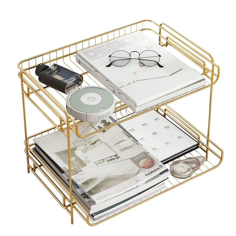 Home Office Metal Book Storage Desk Study Magazine Double Layer Ironwork Shelf Bedroom Bookshelf Desktop Storage Organizers
Home Office Metal Book Storage Desk Study Magazine Double Layer Ironwork Shelf Bedroom Bookshelf Desktop Storage Organizers
