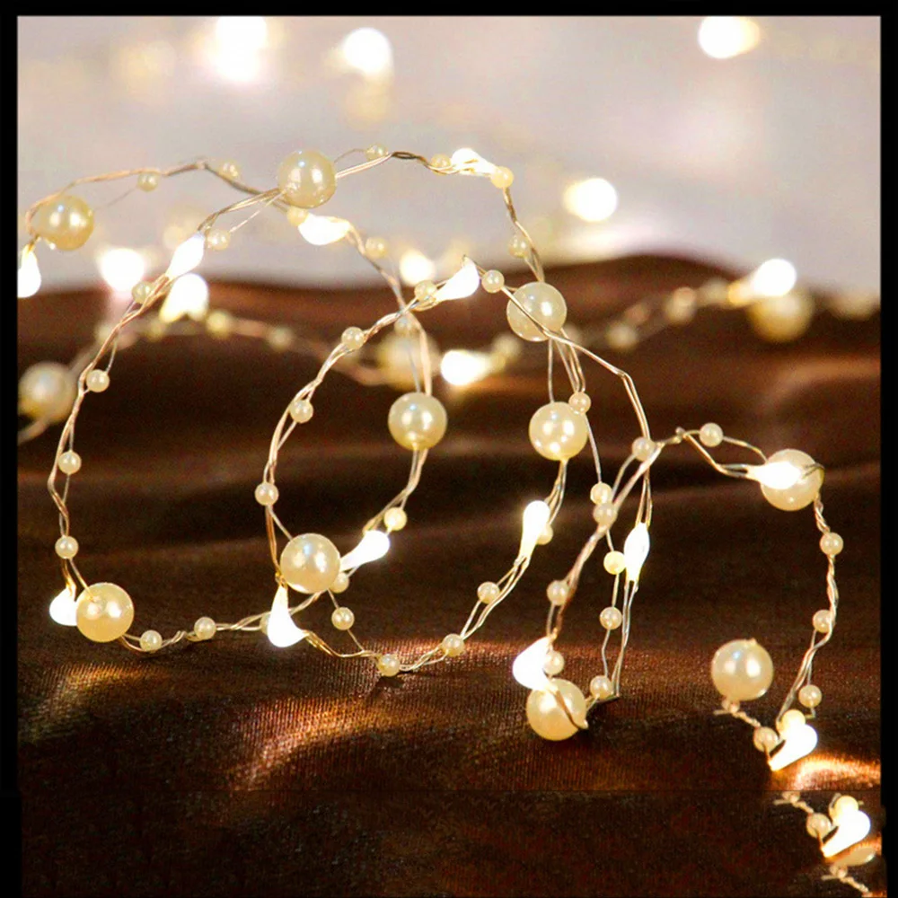 Battery Operated Pearl 20 LED Copper Wire String Lights for Wedding Home Party Christmas Decorations
Battery Operated Pearl 20 LED Copper Wire String Lights for Wedding Home Party Christmas Decorations