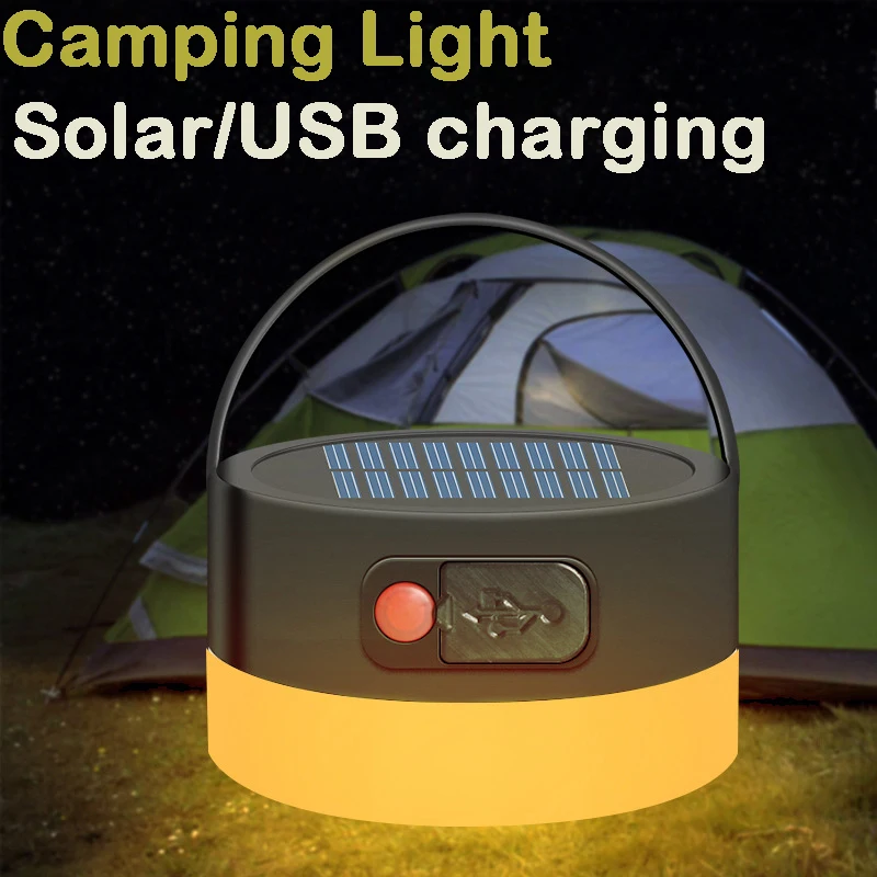 Camping Tent Light Outdoor Solar Led Lantern Portable Hanging Lamp Dimming Household Night Light Suspend Fishing Lamp
Camping Tent Light Outdoor Solar Led Lantern Portable Hanging Lamp Dimming Household Night Light Suspend Fishing Lamp