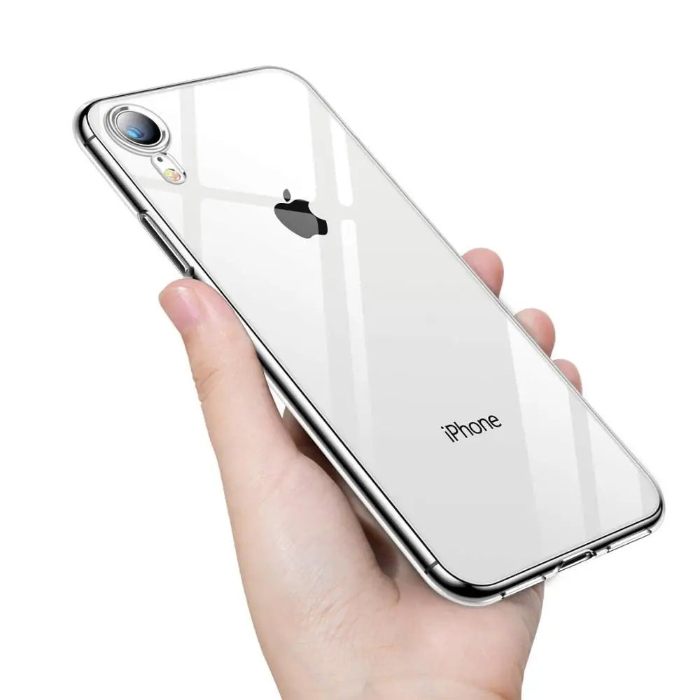 Прозрачный чехол для iPhone XR X XS Max Ультратонкий Мягкий силиконовый защитный из ТПУ
