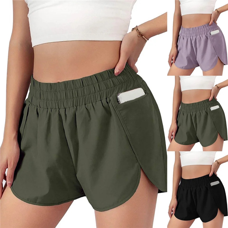 Women Double Layer Elastic Sports Casual Shorts Running Cycling Biker Shorts 2 In 1 Marathon Quick Dry Shorts Gym Sport Shorts
Women Double Layer Elastic Sports Casual Shorts Running Cycling Biker Shorts 2 In 1 Marathon Quick Dry Shorts Gym Sport Shorts
