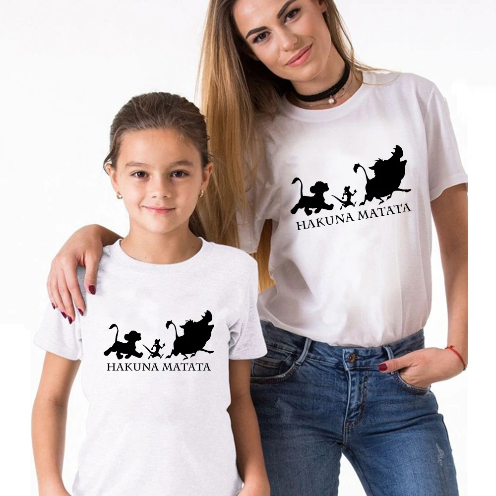 Disney Harajuku Plus Size Women T-shirt The Lion King Print Aesthetic Clothing Hakuna Matata Best Friends Matching Family Tshirt
Disney Harajuku Plus Size Women T-shirt The Lion King Print Aesthetic Clothing Hakuna Matata Best Friends Matching Family Tshirt