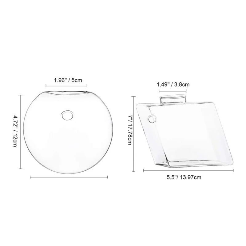 H7JB Creative Wall Hanging Glass Planter Hydroponic Plant Terrarium Container Vase
H7JB Creative Wall Hanging Glass Planter Hydroponic Plant Terrarium Container Vase