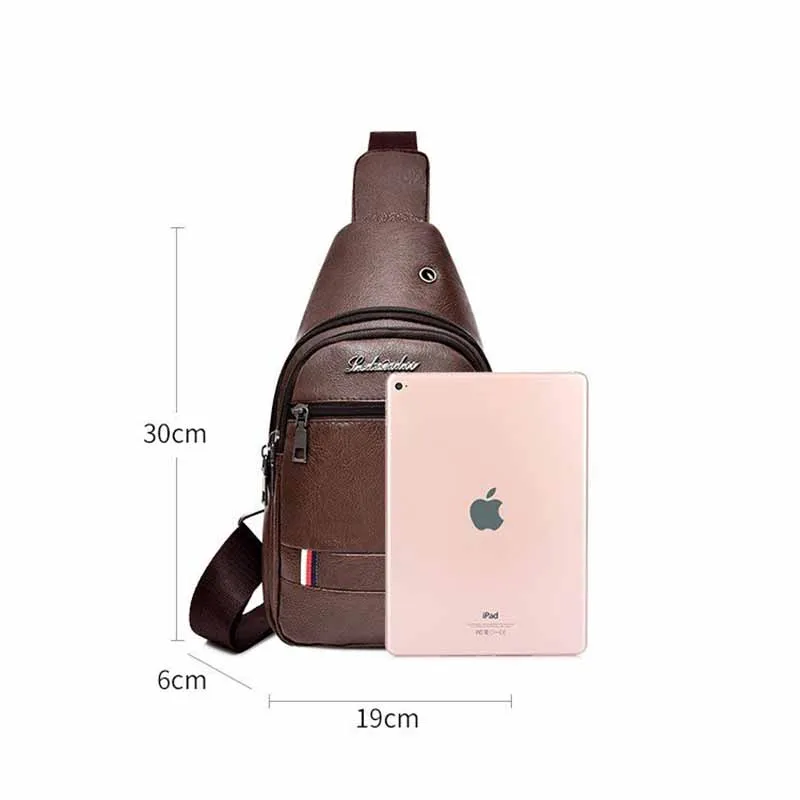 Brand Men Chest Bag Pu Leather Men Messenger Bag Vintage Shoulder Crossbody Bag Men's Business Sling Bags Male Casual Chest Pack
Brand Men Chest Bag Pu Leather Men Messenger Bag Vintage Shoulder Crossbody Bag Men's Business Sling Bags Male Casual Chest Pack