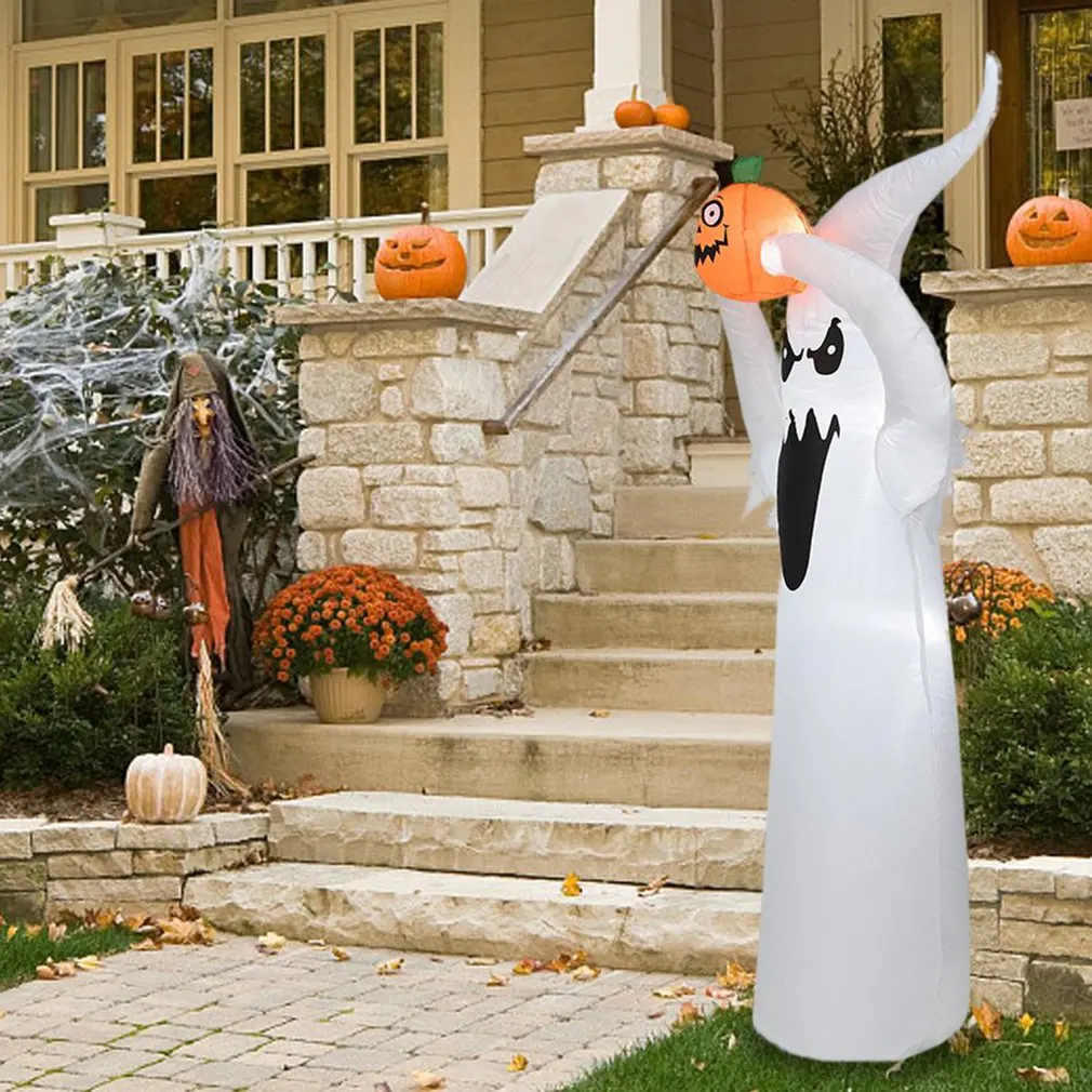 180cm Inflatable Halloween Pumpkin Ghost Light-emitting Little Ghost Holding Pumpkin With Light Halloween Decoration For Home
180cm Inflatable Halloween Pumpkin Ghost Light-emitting Little Ghost Holding Pumpkin With Light Halloween Decoration For Home