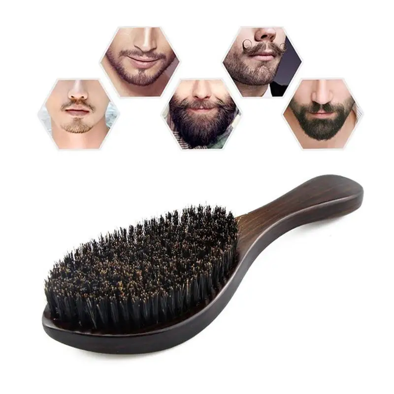 1pc Soft Boar Bristle Wood Beard Brush Men Mustache Comb Kit Beard Hair Comb Hairdresser Shaving Tool 
1pc Soft Boar Bristle Wood Beard Brush Men Mustache Comb Kit Beard Hair Comb Hairdresser Shaving Tool