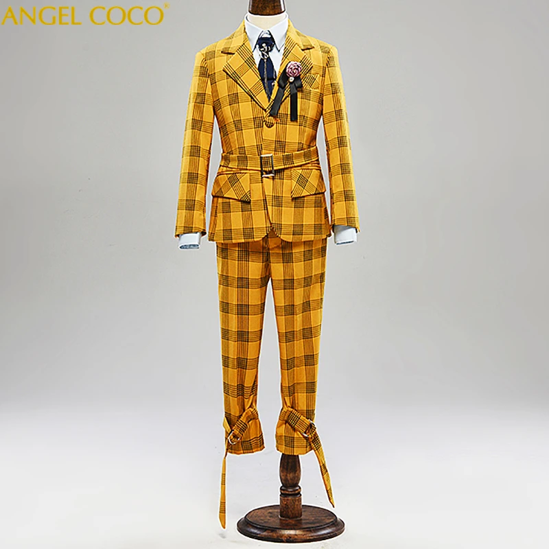 2021 Spring Autumn Formal Suit for Boy Dress Sets Children Party Host Wedding Suits Costume Kids Clothes Boys Designer Clothes
2021 Spring Autumn Formal Suit for Boy Dress Sets Children Party Host Wedding Suits Costume Kids Clothes Boys Designer Clothes