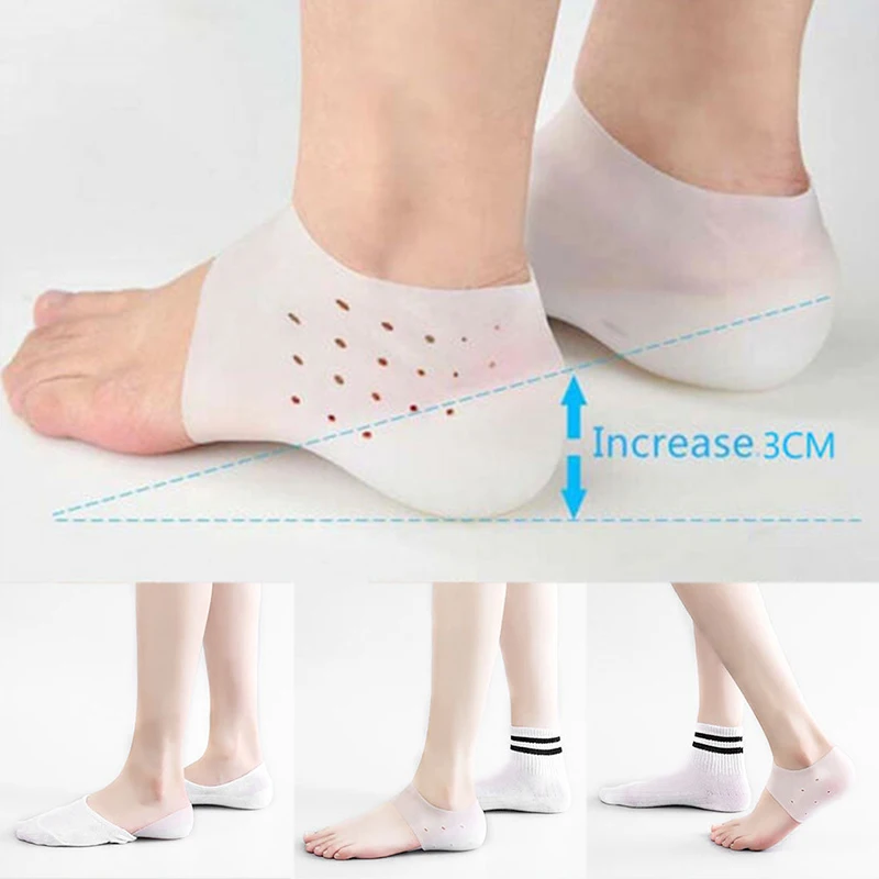 Silicone Invisible Inner Height Insoles Lifting Increase Socks Outdoor Foot Protection Pad Men Women Heel Cushion Hidden Insole
Silicone Invisible Inner Height Insoles Lifting Increase Socks Outdoor Foot Protection Pad Men Women Heel Cushion Hidden Insole