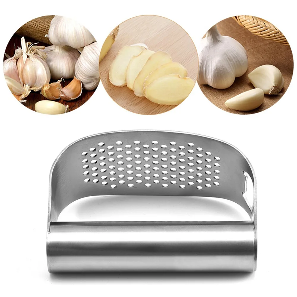 Multi-function Manual Garlic Press Curved Garlic Grinding Slicer Chopper Stainless Steel Garlic Presses Cooking Gadgets Tool
Multi-function Manual Garlic Press Curved Garlic Grinding Slicer Chopper Stainless Steel Garlic Presses Cooking Gadgets Tool
