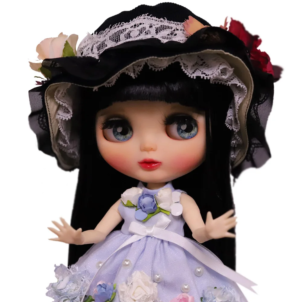 1/6 BJD 30 см кукла игрушки 19 шарнирная кукла blyth шарнирная кукла черная парик матовое лицо милая кожа кукла для макияжа 122209
1/6 BJD 30 см кукла игрушки 19 шарнирная кукла blyth шарнирная кукла черная парик матовое лицо милая кожа кукла для макияжа 122209