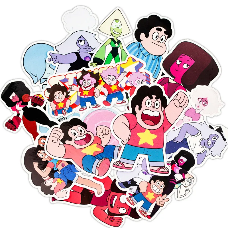 53pcs Steven Universe Stickers Set Sticker For Luggage Skateboard Laptop Motorcycle Phone PVC Funny Stickers
53pcs Steven Universe Stickers Set Sticker For Luggage Skateboard Laptop Motorcycle Phone PVC Funny Stickers