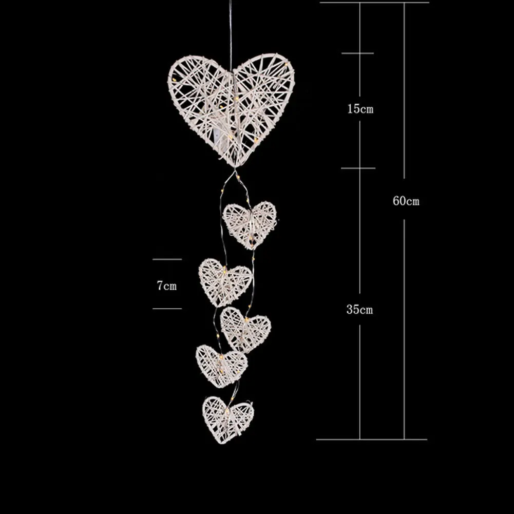 Wall Hanging Wicker Hearts LED String Lights Battery Operated Rattan Decal for New Year Holiday Wedding Home Party Decoration
Wall Hanging Wicker Hearts LED String Lights Battery Operated Rattan Decal for New Year Holiday Wedding Home Party Decoration