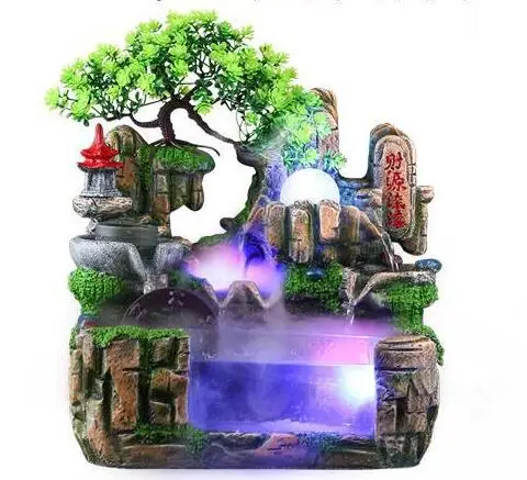Rockery Geomantic Wheel Glass Fish Tank Running water makes money and contains big trees Flower Market of Resin Handicraft Flowe
Rockery Geomantic Wheel Glass Fish Tank Running water makes money and contains big trees Flower Market of Resin Handicraft Flowe