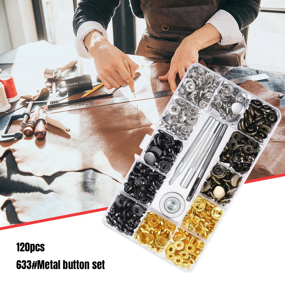 120pcs Brass Buttons Snap Fastener Pants Pin For Clothe Jeans 12.5mm Button Sewing Leather Buckles Clothing Sewing Accessories
120pcs Brass Buttons Snap Fastener Pants Pin For Clothe Jeans 12.5mm Button Sewing Leather Buckles Clothing Sewing Accessories