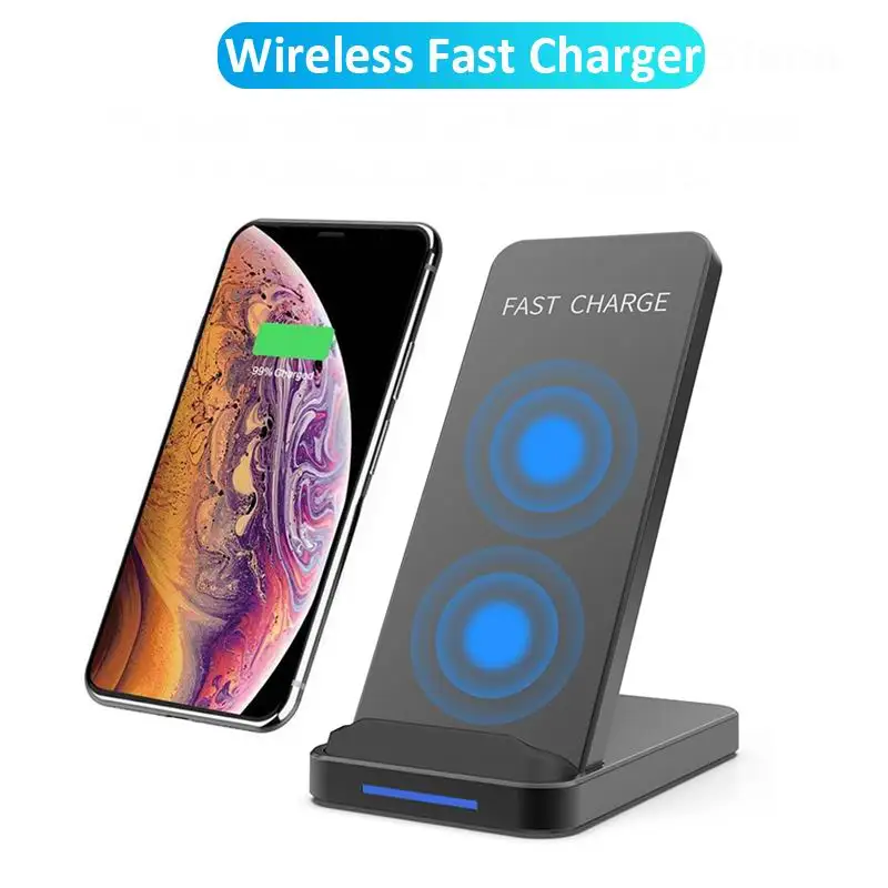 10W Qi Wireless Charger for iPhone 11Pro X/XS Max XR 8 Fast Wireless Charging Stand for Samsung S9 S10 Note9 10 Wireless Charger
10W Qi Wireless Charger for iPhone 11Pro X/XS Max XR 8 Fast Wireless Charging Stand for Samsung S9 S10 Note9 10 Wireless Charger