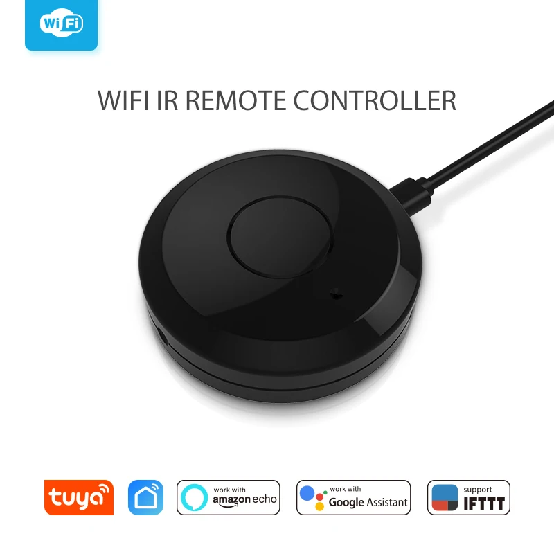 Tuya Smart WiFi IR Remote Controller Smart Home Infrared Universal Remote Smart Home Control Works with Alexa Google Home
Tuya Smart WiFi IR Remote Controller Smart Home Infrared Universal Remote Smart Home Control Works with Alexa Google Home
