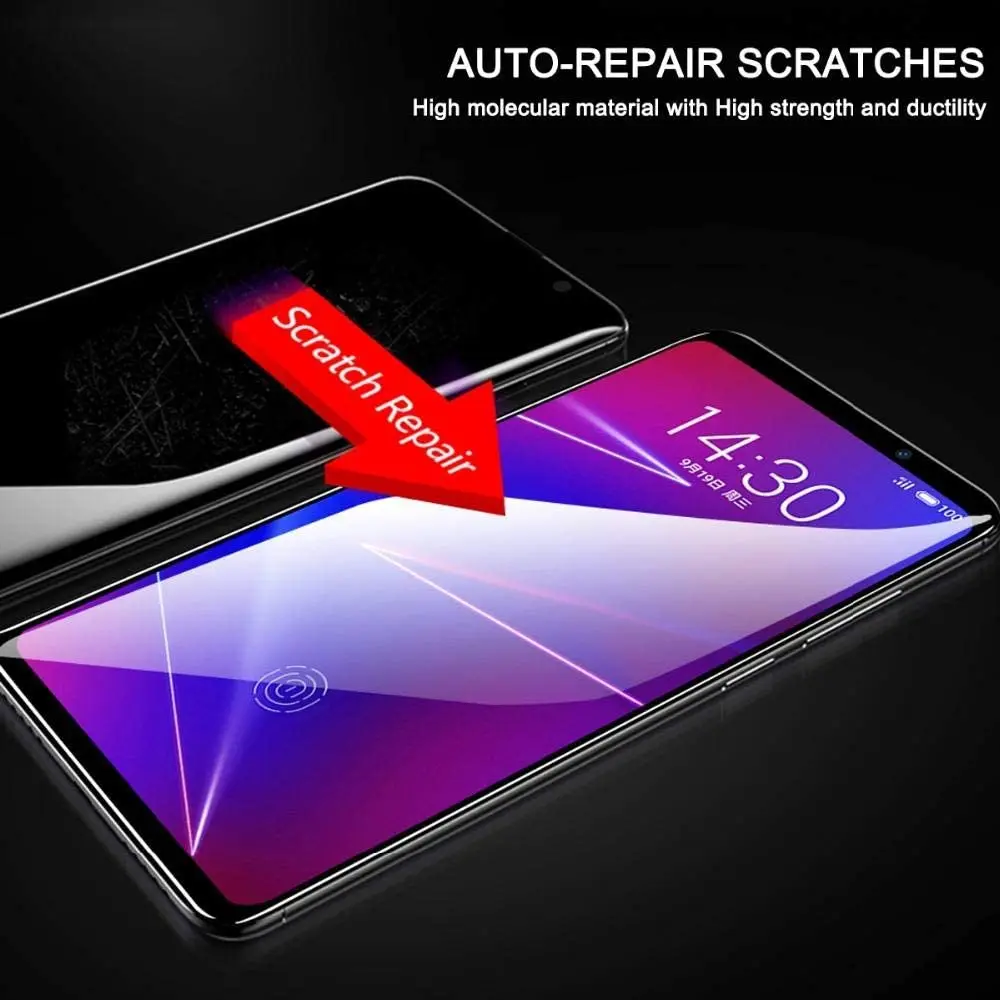 Для Asus ROG Phone 5 / Pro Ultimate Передняя тонкая полная защита до края мягкая Гидрогелевая