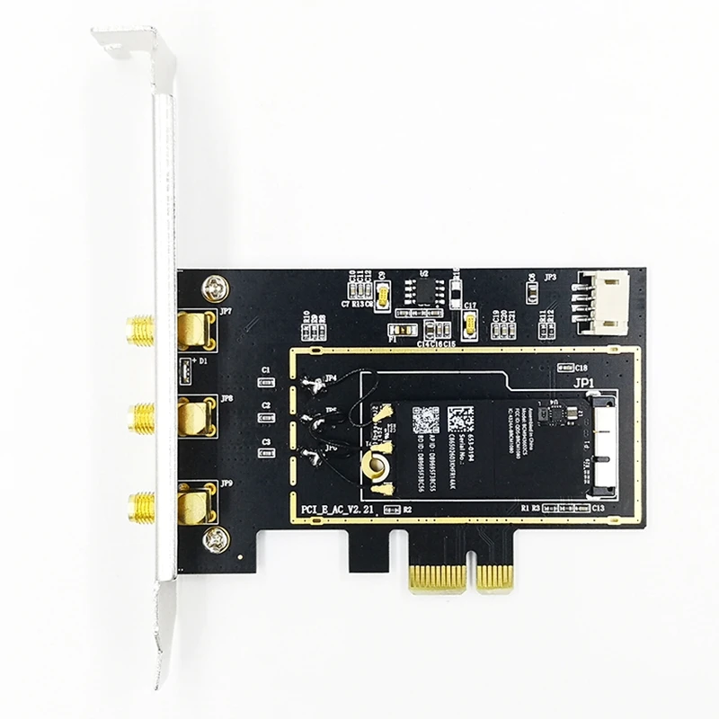 for Broadcom BCM94360CSAX BCM943602CS BCM94331CSAX WLAN Card Desktop PCI-E Converter Adapter + Antenna for WiFi Card
for Broadcom BCM94360CSAX BCM943602CS BCM94331CSAX WLAN Card Desktop PCI-E Converter Adapter + Antenna for WiFi Card