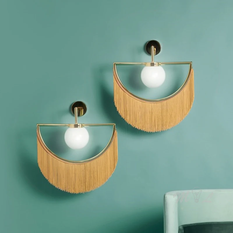 Modern Bathroom Fixtures Led Light Sconces Creative Tassel Wall Lamp Bedroom Beside Lamp Wall Home Deco Living Room Stair Lights
Modern Bathroom Fixtures Led Light Sconces Creative Tassel Wall Lamp Bedroom Beside Lamp Wall Home Deco Living Room Stair Lights