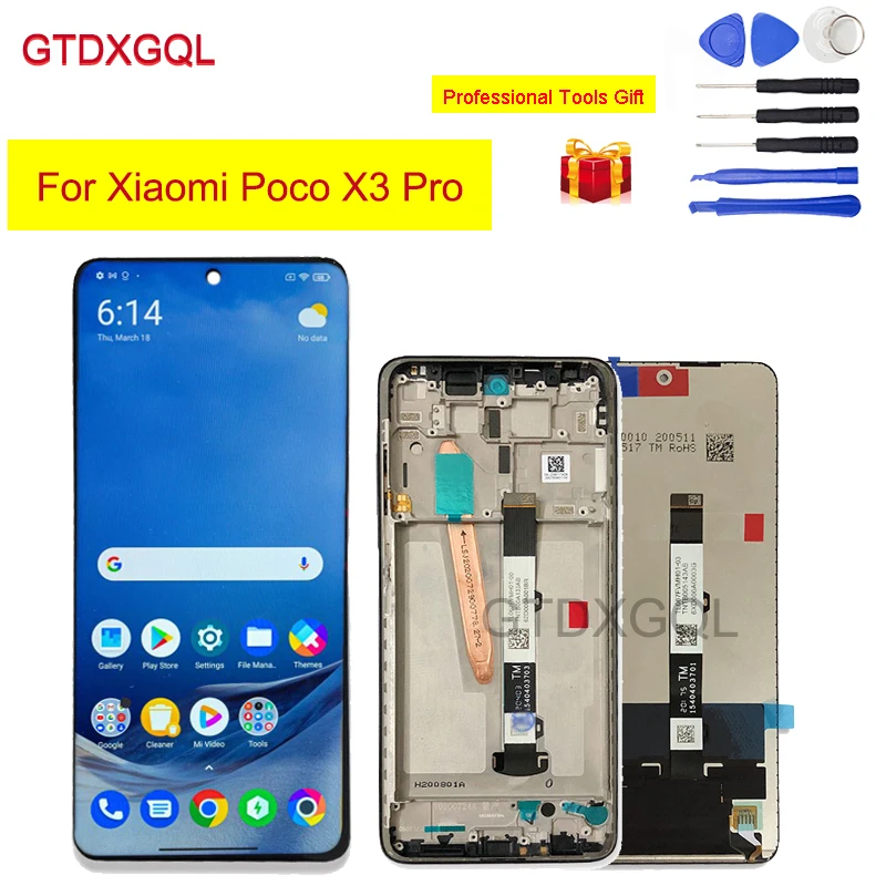 ЖК-дисплей 6,67 дюйма для Xiaomi Poco X3 Pro, дигитайзер сенсорного экрана в сборе для Poco X3 Pro M2102J20SG M2102J20SI Lcds
ЖК-дисплей 6,67 дюйма для Xiaomi Poco X3 Pro, дигитайзер сенсорного экрана в сборе для Poco X3 Pro M2102J20SG M2102J20SI Lcds