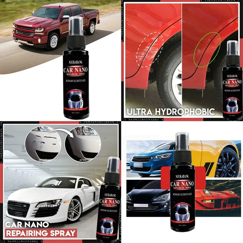 100ml Car Scratch Repair Remover Nano Hydrophobic Polish Paint Wax Strong Spray Car Interior Cleaning Tool
100ml Car Scratch Repair Remover Nano Hydrophobic Polish Paint Wax Strong Spray Car Interior Cleaning Tool