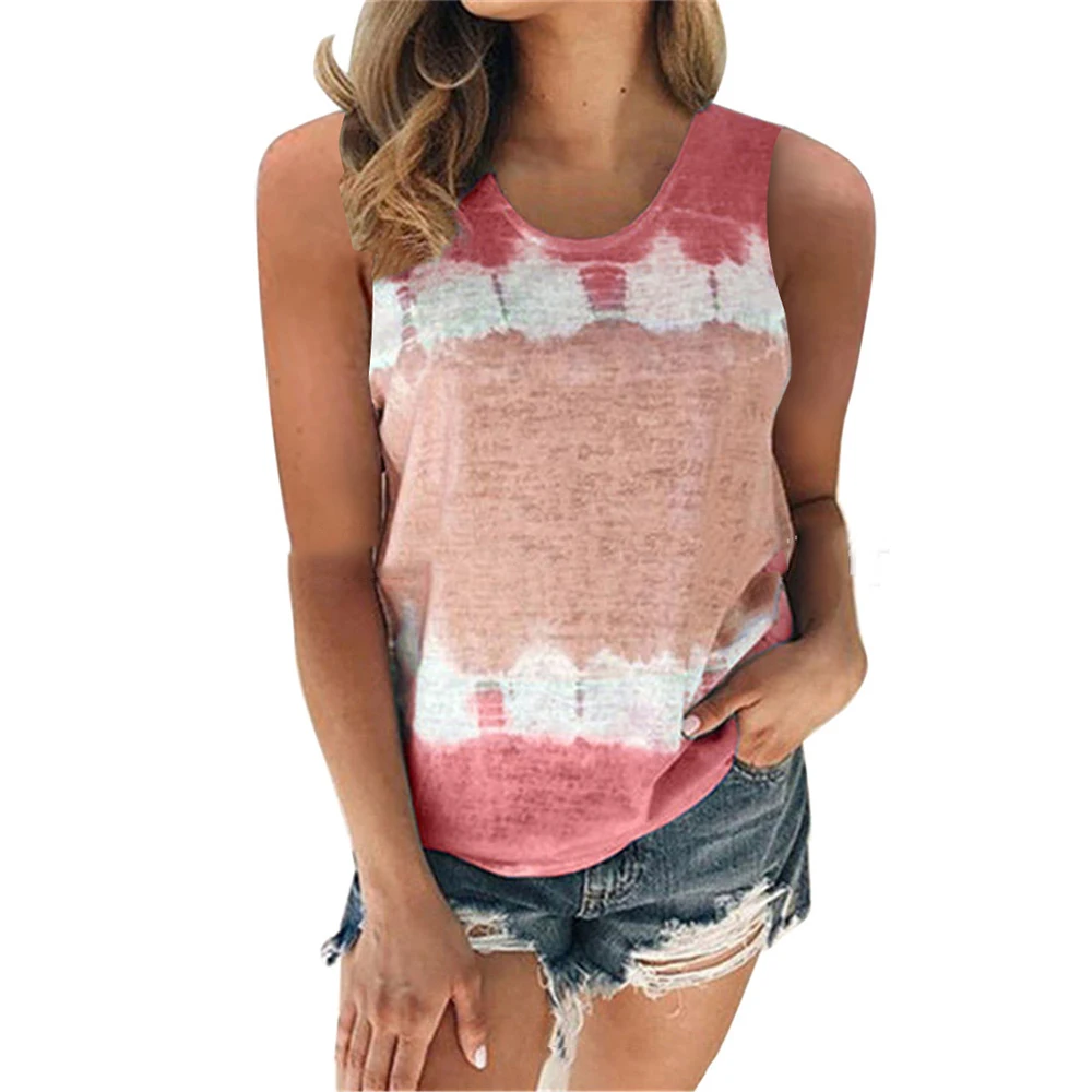 Tank Top Women Tie Dye Print O-neck Sleeveless Tee Shirts 2021 Summer Gray Casual Harajuku Loose Top Plus Size Camisole Tops
Tank Top Women Tie Dye Print O-neck Sleeveless Tee Shirts 2021 Summer Gray Casual Harajuku Loose Top Plus Size Camisole Tops
