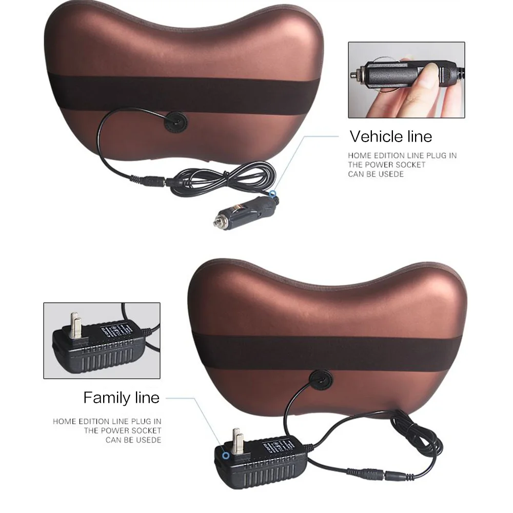 Electric Massage Pillow Back Massager Relaxation Therapy Cervical Neck Massage Apparatus Vibrators Pain Relief Tool Health Care
Electric Massage Pillow Back Massager Relaxation Therapy Cervical Neck Massage Apparatus Vibrators Pain Relief Tool Health Care