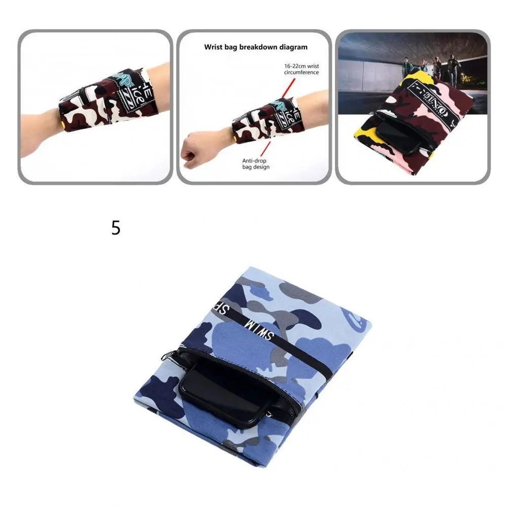 Useful Wrist Bag Flexible Stretch Fabric Small Item Storage Wrist Pocket Wrist Pocket Sports Arm Band
Useful Wrist Bag Flexible Stretch Fabric Small Item Storage Wrist Pocket Wrist Pocket Sports Arm Band
