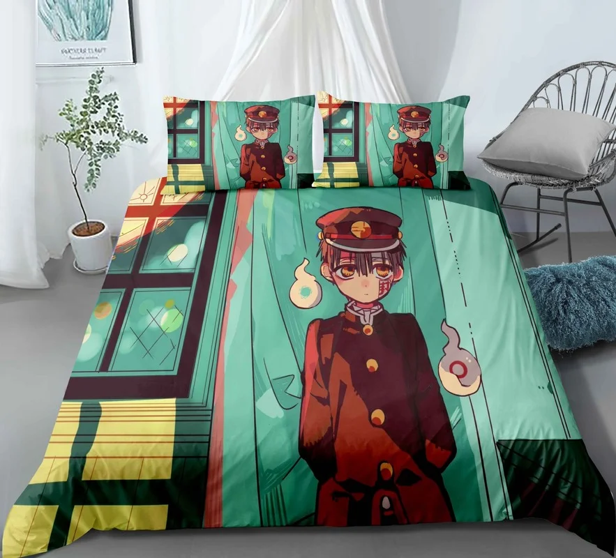 Anime Toilet Bound Hanako Kun 3D Print Comforter Bedding Set Kids Duvet Cover Set Cartoon Bed Linen Bedroom Luxury Home Textile
Anime Toilet Bound Hanako Kun 3D Print Comforter Bedding Set Kids Duvet Cover Set Cartoon Bed Linen Bedroom Luxury Home Textile