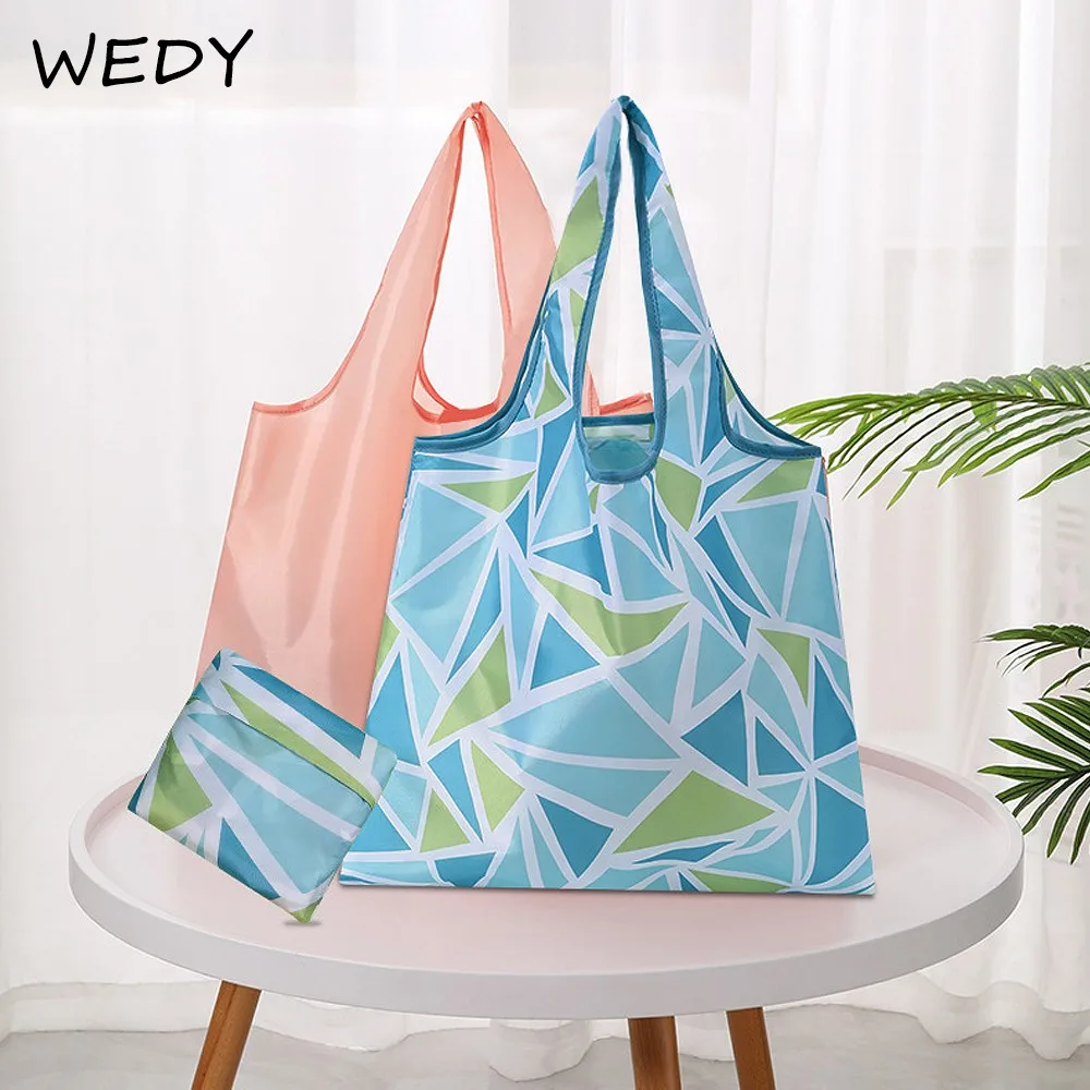 Reusable Foldable Shopping Bag Printing Grocery Shopping Bags Solid Color Tote Handbag Large Capacity Recycle Shopper Handbags
Reusable Foldable Shopping Bag Printing Grocery Shopping Bags Solid Color Tote Handbag Large Capacity Recycle Shopper Handbags
