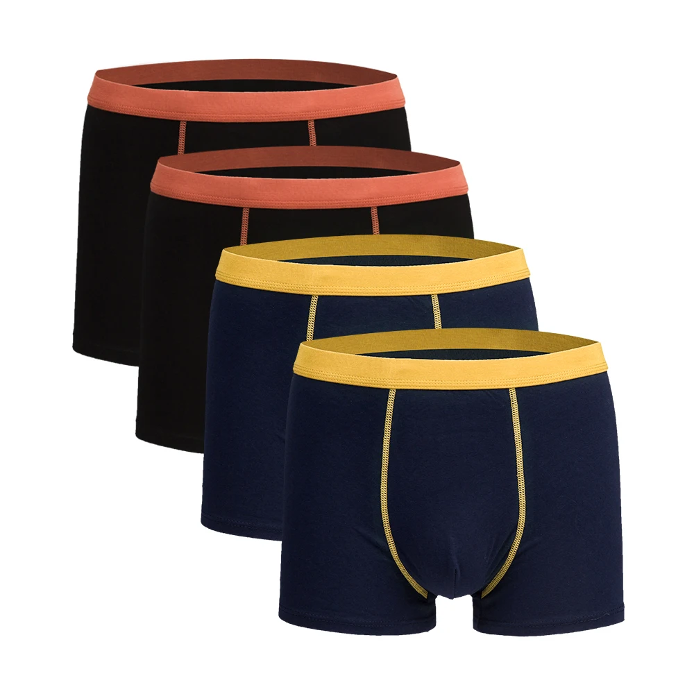 4pcs/lot Men's Underwear Cotton Boxers Man Breathable Panties Solid Shorts Brand Underpants
4pcs/lot Men's Underwear Cotton Boxers Man Breathable Panties Solid Shorts Brand Underpants