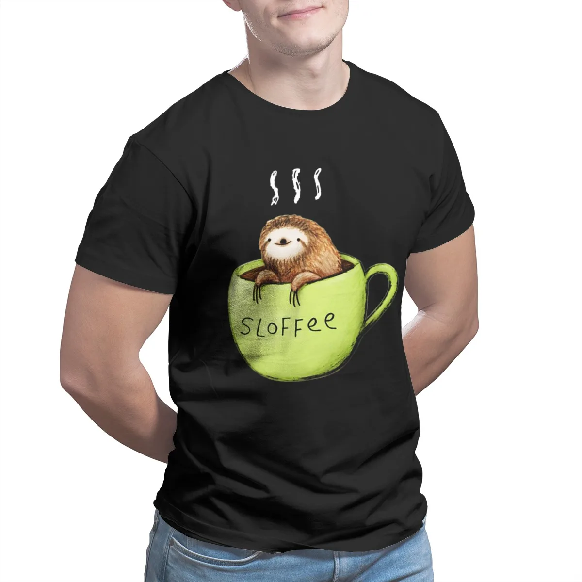 Funny Sloths SloffeeBlack wholesale Clothes Punk Cute Sleeve Streetwear T Shirts Plus Size Clothing 6934
Funny Sloths SloffeeBlack wholesale Clothes Punk Cute Sleeve Streetwear T Shirts Plus Size Clothing 6934