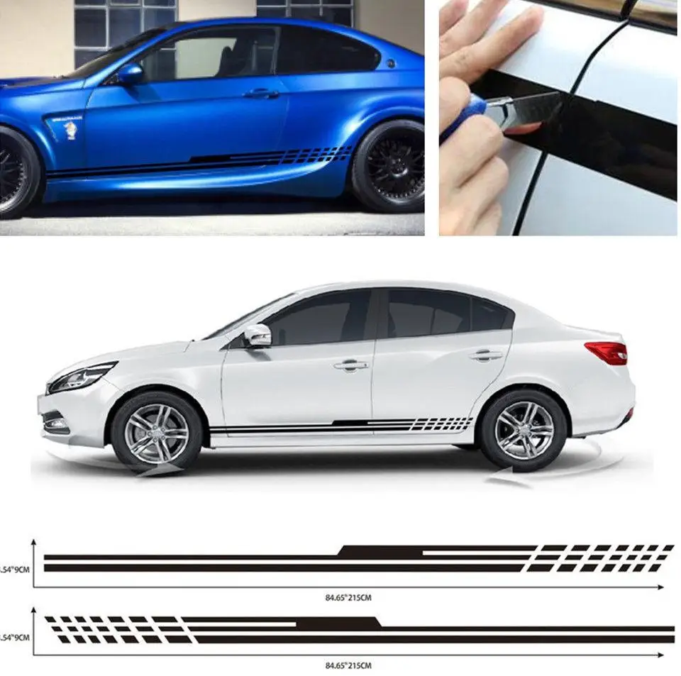 Delicate Decals Racing Car Stickers Car Side Styling Sticker Universal Application
Delicate Decals Racing Car Stickers Car Side Styling Sticker Universal Application
