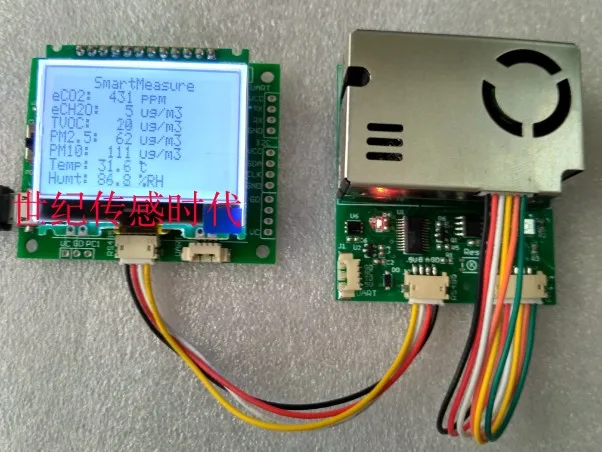 Detector 7-in-1 Sensor Module with Screen PM2.5 PM10 Temperature and Humidity C02 Formaldehyde TVOC
Detector 7-in-1 Sensor Module with Screen PM2.5 PM10 Temperature and Humidity C02 Formaldehyde TVOC