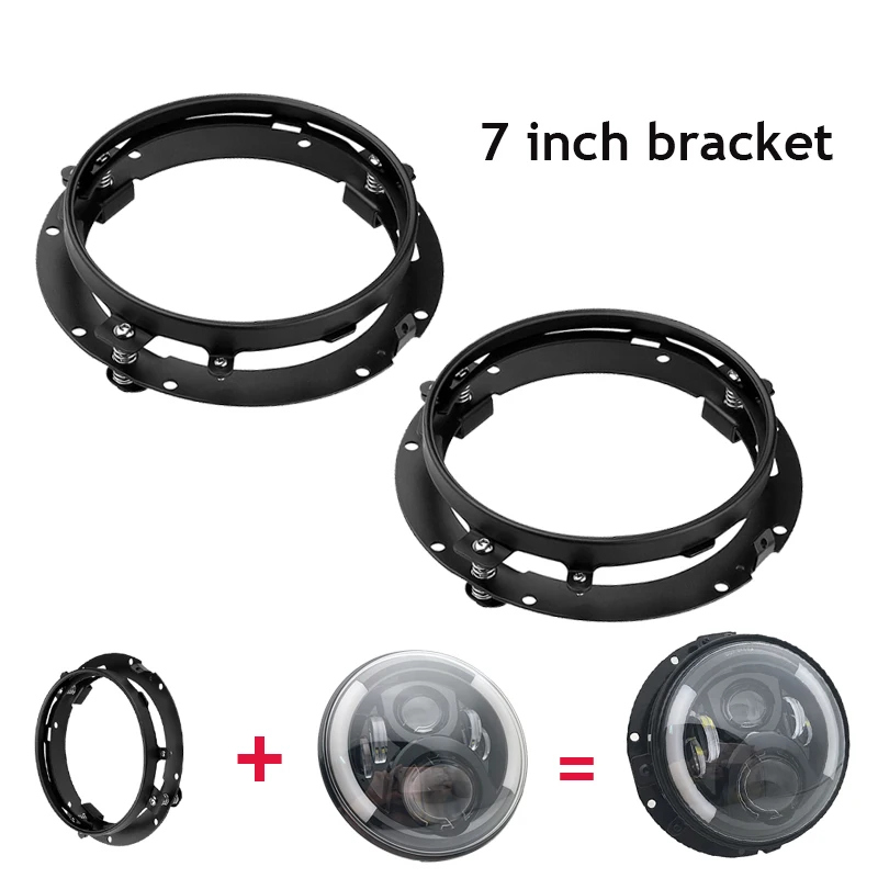 7" Inch Black/Chrome Mounting Bracket Trim Ring for 7 Inch Round LED Headlight Headlamp Car Motorcycle Accessories
7" Inch Black/Chrome Mounting Bracket Trim Ring for 7 Inch Round LED Headlight Headlamp Car Motorcycle Accessories