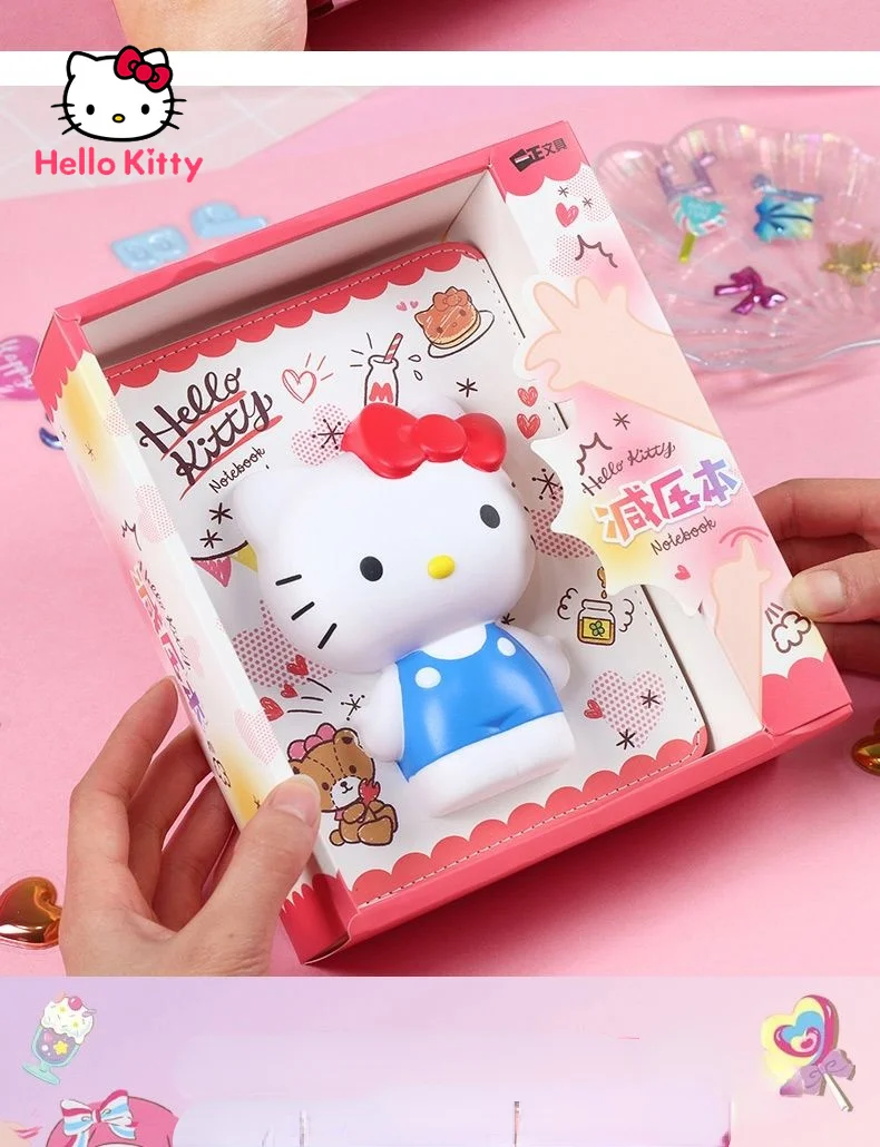 TAKARA TOMY Fashion Cute Cartoon Hello Kitty Decompression Notebook Decompression Notepad Creative Hand Book
TAKARA TOMY Fashion Cute Cartoon Hello Kitty Decompression Notebook Decompression Notepad Creative Hand Book