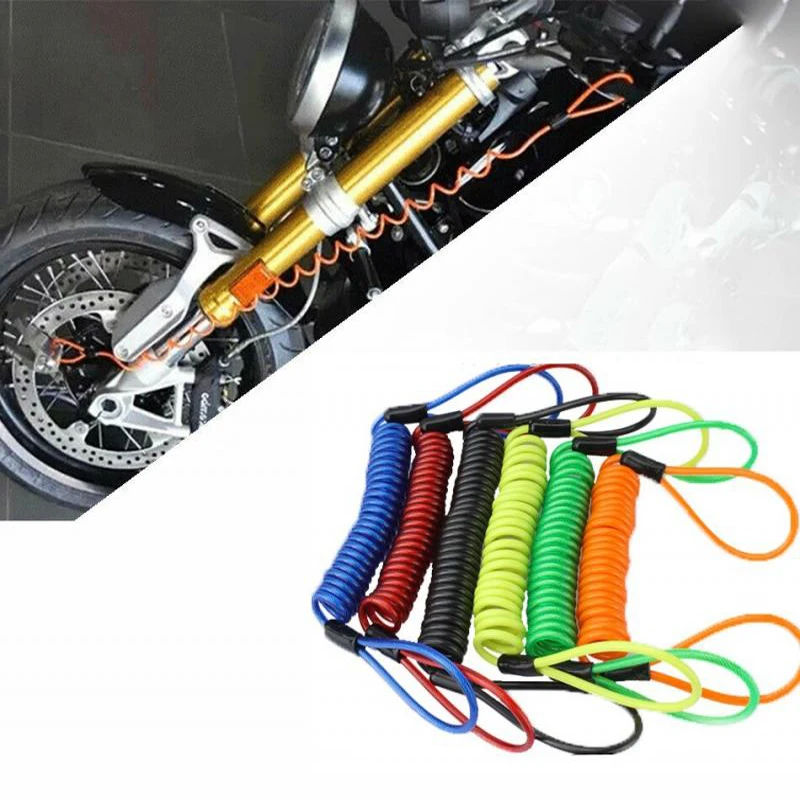 1.2m Motorcycle Scooter Disc Lock Security Reminder Anti-theft Rope Bike Motorbike Tool Cable Bicycle Lock Rope Helmet Wire
1.2m Motorcycle Scooter Disc Lock Security Reminder Anti-theft Rope Bike Motorbike Tool Cable Bicycle Lock Rope Helmet Wire