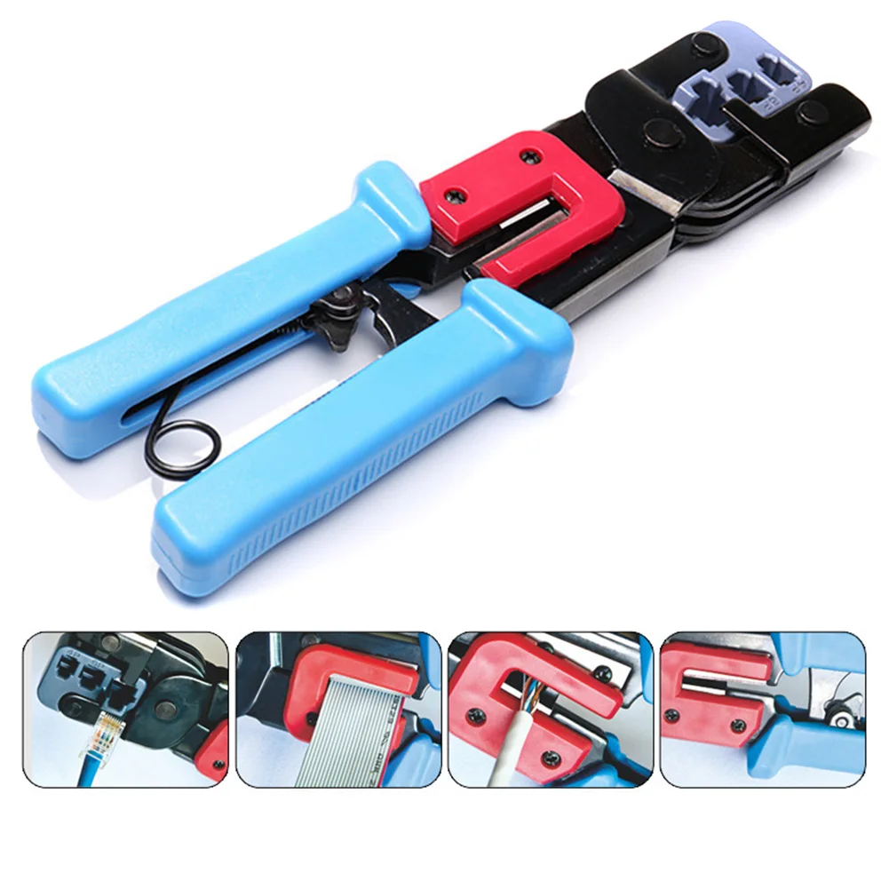 RJ45 Crimper Crimping Tool Networks Cutting Tools RJ11 Cable Crimping Wire Stripper Plier DNJ998
RJ45 Crimper Crimping Tool Networks Cutting Tools RJ11 Cable Crimping Wire Stripper Plier DNJ998