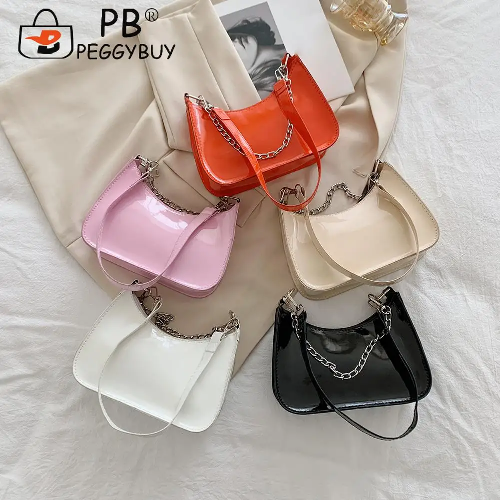 Fashion Women Pure Color Shoulder Underarm Bag Casual All-match PU Leather Chain Hobos Handbags Portable Street Travel Purse
Fashion Women Pure Color Shoulder Underarm Bag Casual All-match PU Leather Chain Hobos Handbags Portable Street Travel Purse