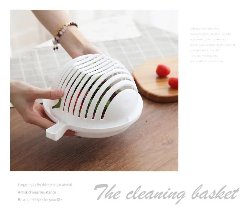 Fruit Salad Tools Household White Creative Multifunctional Fruit And Vegetable Cutting Bowl Kitchen Accessories Small Tools
Fruit Salad Tools Household White Creative Multifunctional Fruit And Vegetable Cutting Bowl Kitchen Accessories Small Tools