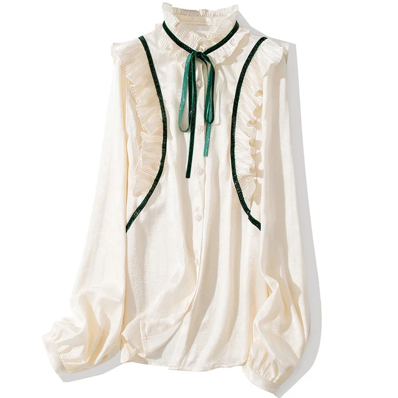 Blusas Feminino 2021 Spring Summer Style Blouses Women Ruffle Deco Long Sleeve Button Shirt Office Ladies Elegant Blouse Apricot
Blusas Feminino 2021 Spring Summer Style Blouses Women Ruffle Deco Long Sleeve Button Shirt Office Ladies Elegant Blouse Apricot