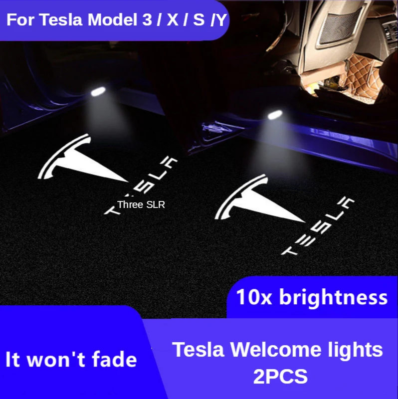 2pcs Car Door Welcome Led Projector Laser Lamp Logo Ghost Shadow Light for Tesla Model 3 X Model S Three Interior Accessories
2pcs Car Door Welcome Led Projector Laser Lamp Logo Ghost Shadow Light for Tesla Model 3 X Model S Three Interior Accessories